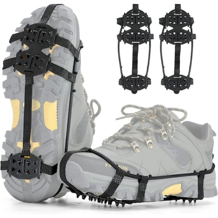 1%20Pair%20M%20L%20Crampons%20Shoes%20Cover%2024%20Teeth%20Anti-Slip%20Ice%20Grips%20Gripper%20Shoes%20Boot%20Hiking%20Ice%20Climbing%20Shoe%20Spikes%20Climbing%20Chain%20-%20Image%202