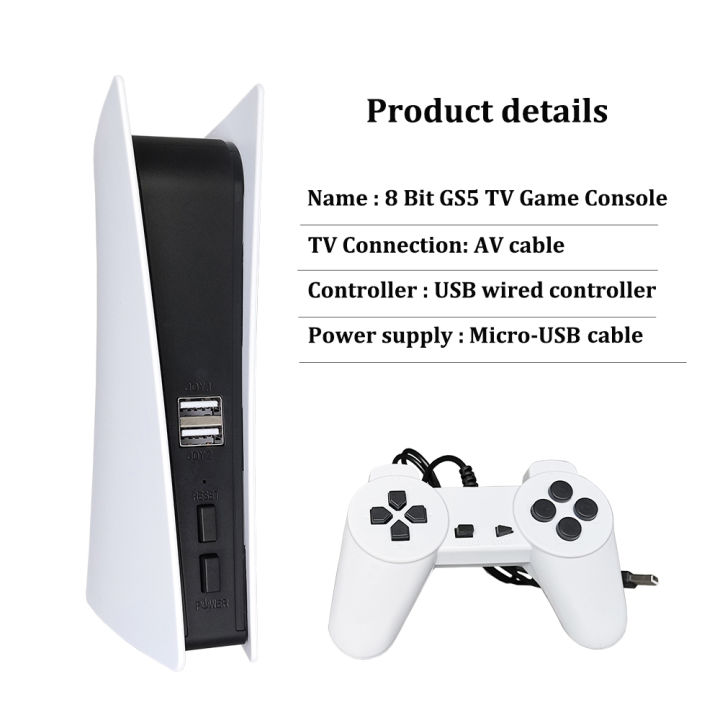 GS5%208-bit%20TV%20Video%20AV%20Output%20USB%20Plug%20and%20Play%20Support%20200+%20Nostalgia%20Game%20Console%20Electronic%20Mini%20Classic%20Retro%20Game%20Station%20-%20Image%204