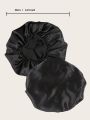 Unisex Head Wrap Elastic Band Bonnet sleep cap Extra Large Satin Silky Bonnet Sleep with Premium Elastic Band.