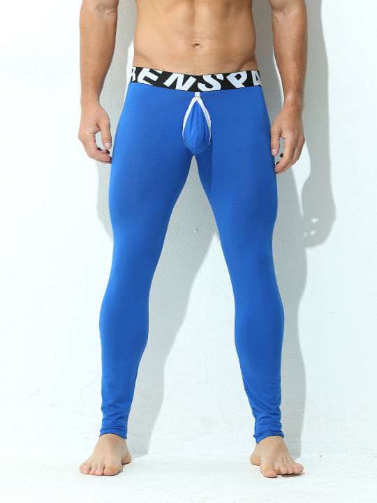 Men's Thermal Underwear with Leggings Long Soft and Elastic Oversized Leggings Comfortable and Tight Fitting Pants