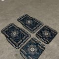 4PCS Universal Car Mats Set, Polyester All Weather Front Floor Mats, Non Slip Auto Carpets for Cars.