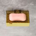 Wall Mounted Plastic PS Modern Rectangle Shaped Luxury Soap Box Soap Dish Kitchen Sponge Holder.