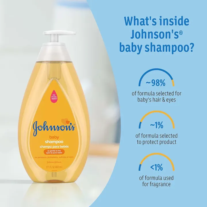 Johnson's%20Baby%20Shampoo%20500mL%20For%20Baby%20Gently%20Cleanses%20Hair%20&%20Scalp,%20-%20Image%205
