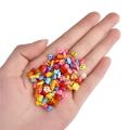 100pcs Mini Buttons Plastic Doll Clothes Round Buckles Buttons for Handmade Cartoon Garment Sewing DIY Craft Needlework. 