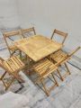 Dining Table With Chairs ( Convertable To Study Table And PC Table ). 