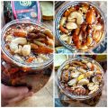 Mix Dry Fruits with organic desi honey 500gram jar. 