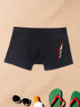 Swimming Trunks with Fashionable Prints Men's Slim Fit Swim Shorts Gym Beach Pool Party Essentials Quick Dry Stretchy Fabric. 