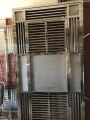 Stainless steel gates and door. 