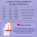 2 Pairs/5 Pairs Invisible Seamless Transparent Bra Straps - Thin and Non-Slip Straps for Lingerie and Lingerie Accessories, No S. 