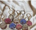 customised resin keychain with different colours and design. 