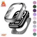 360 Full Waterproof Case Tempered Glass Protection for  Watch 46mm 45mm 44mm 41mm 40mm 42mm IWatch Series 11 10 9 8 7 SE 3. 