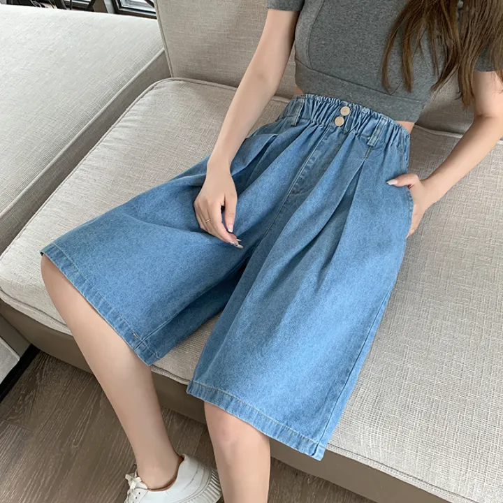 Casual%20Loose%20Plus%20Size%20Denim%20Shorts%20Woman%20Summer%20Wide%20Leg%20Short%20Pants%20Bermuda%20Femme%20Knee%20Length%20Boyfriend%20Jeans%20Shorts%20Women%205XL%20-%20Image%204