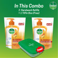 Dettol Handwash Reenergize Refill Combo with Free Tiffin Box. 