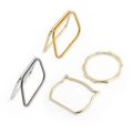 2/4/6/10 PCS Cat Bamboo Shaped Bag Metal Handle Crossbody Bag O-Shaped Replaceable Handle DIY Sewing Hardware Accessories. 