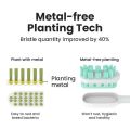 Replacement Toothbrush Heads for MIJIA T301/T302/T501 Sonic Electric Tooth Brush DuPont Bristle Nozzles With Vacuum Packaging. 