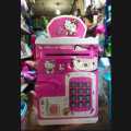Kids ATM-Machine Money Saving Machine Kids- Smart Fingerprint ATM Bank Safe Storage TankToys for Childrens. 