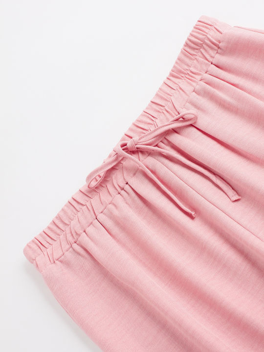 Women's%20Solid%20Button%20Front%20Shirt%20&%20Tie%20Front%20Wide%20Leg%20Pants%20Two-piece%20Set,%20Casual%20Drop%20Shoulder%20Long%20Sleeve%20Blouse%20Top%20&%20Trouser%20-%20Image%205