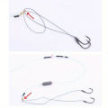 80pcs Small Fishing Hook 3#-12# Pre-tied Fishing Hooks With PE Line Double Hook Fish Hooks. 