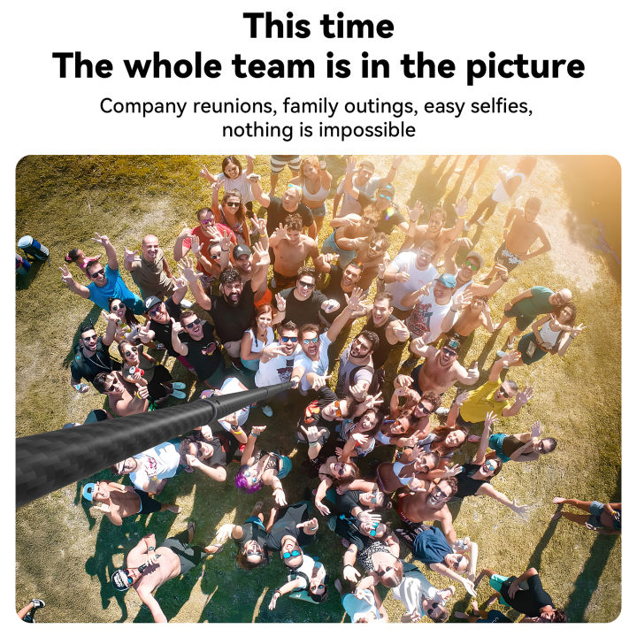 TELESIN%201.2M%203M%20Carbon%20Fiber%20Selfie%20Stick%20Monopod%20Extendable%20With%201/4%20Screw%20For%20GoPro%20Insta360%20Osmo%20Action%20DJI%20Action%20Camera%20-%20Image%203