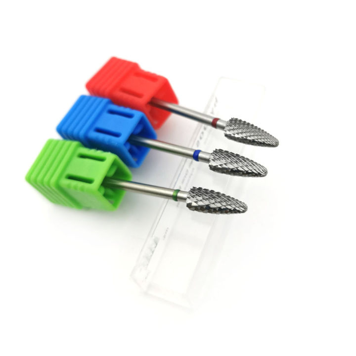 HYTOOS%205mm%20Flame%20Bit%203/32%20Carbide%20Nail%20Drill%20Bits%20Manicure%20Burr%20Remove%20Gel%20Electric%20Milling%20Cutter%20Accessories%20-%20Image%205