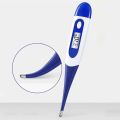 Silicone Fast 8S Thermometer for Fever Digital Infrared Basal Body Thermometer Oral Armpit Rectal Temperature LED Display.