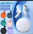 Pro 6 wireless Bluetooth 5.3 Tws headphones. 