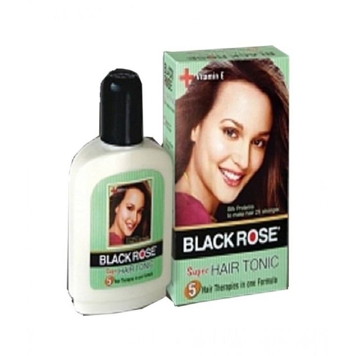 Black Rose Super Hair Tonic + Vitamin E Silk Proteins