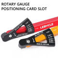 LEBYCLE Bicycle Chain Wear Checker Indicator CNC Aluminum Alloy Bicycle Measurement Ruler Repair Tools Mountain Bike Chain Tools. 