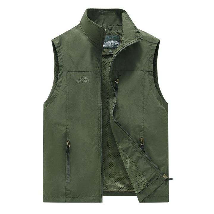 FGKKS%20Spring%20New%20Men%20Waistcoat%20Outdoor%20Leisure%20Solid%20Color%20Vest%20Young%20Middle-aged%20Photography%20Fishing%20Casual%20Vest%20Jacket%20Male%20-%20Image%204