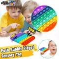 Pop It Push Pop Bubble Fidget Sensory Toy- 1piece.