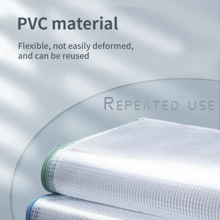 Zipper%20Mesh%20Bags%20A4/A5%20Plastic%20Zipper%20Bags%20For%20Organizing%20Zipper%20Mesh%20Bags%20Waterproof%20Clear%20Travel%20Bags%20Office%20Supplies%20Document%20-%20Image%206