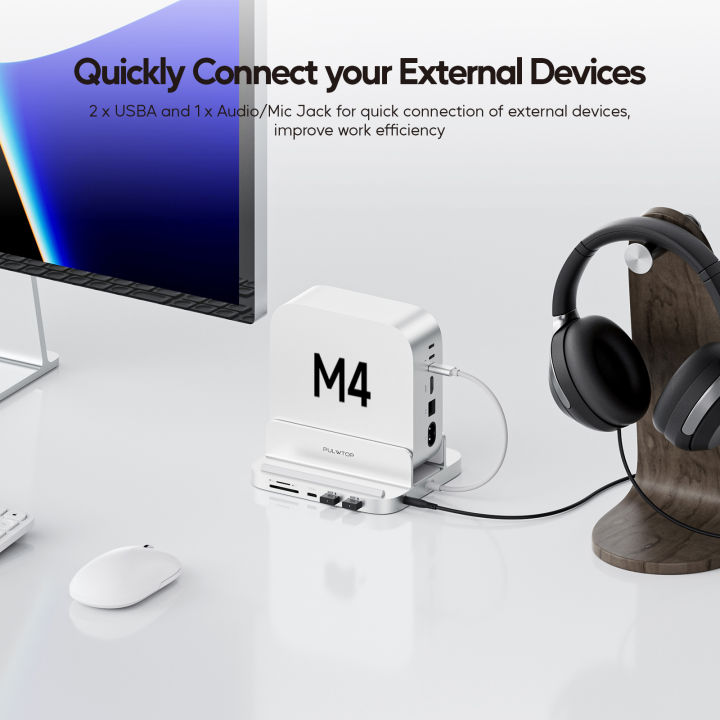 PULWTOP%20Vertical%20Mac%20Mini%20M4%20Dock%20with%204TB%20SSD%20Enclosure,%20USB%20A/C%203.2%2010%20Gbps,%20USB%20A%202.0,%20SD/TF,%20Audio%20for%20Mini%20M4%20/%20M4%20Pro%202024%20-%20Image%206