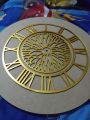 wall clock dial. 