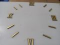 clock numbers 1 inch complete and roman with bars.. 