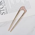 Shell Hairpin Metal U Shaped Hair Pins Hair Fork U French Hair Pin Simple And Fashionable Hair Accessories For Women. 