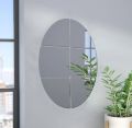 Flexible Makeup Mirror Sheets Self-Adhesive Mirror Tiles Non-Glass Mirror Stickers for Home Decoration. 
