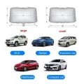 Foldable Car Sunshade for Front Windshield–Protects Dashboard, Reduces Heat Compact&Portable Quick Installation for Any Vehicle. 