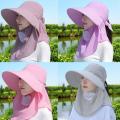 Summer Quick Dryng UV Protection Fisherman Cap Face Neck Cover Outdoor Fishing Cycling Adjustable Men Visor Hat Women Bucket Hat. 