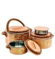 Good Quality Hot Box 4 Pcs Set Stainless Steel Insulated Food Storage Basket. 