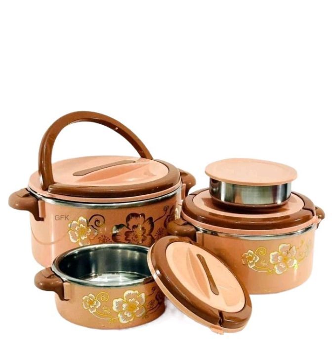 Good Quality Hot Box 4 Pcs Set Stainless Steel Insulated Food Storage Basket