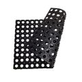 Black Rubber Hollow Door Mat 40 X 60CM. 