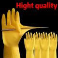 Latex Dishwashing Gloves Women's Waterproof Household Kitchen Washing Bowl Washing Clothes Vegetable Cleaning Household. 