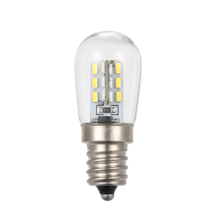 AC110V/AC220V LED Mini Refrigerator Light Fridge Lamp E12 Bulb Base Socket Holder Light Bulb Home Decor Mini Night Lights