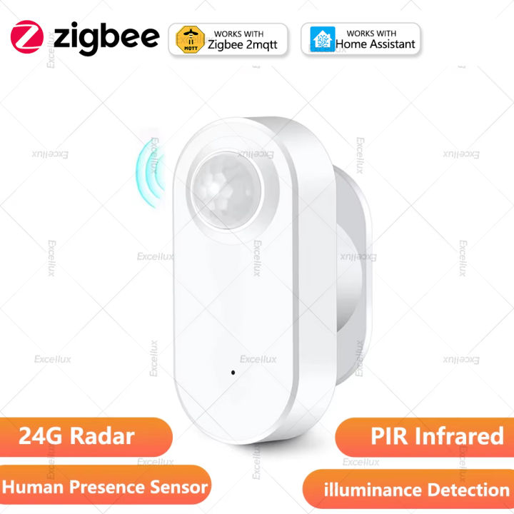 Zigbee Human Presence Sensor 24G MmWave Radar+Brightness PIR Motion ...