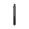 Deli Black Sk2 Blade 3 Styles Tool Retractable Push Button Self-Locking Paper Cutting Utility Knife Office Supplies Stationery. 