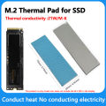 M.2 Thermal Pad 21W/mk 70x20mm Silicone Thermal Pads Non Conductive Heatsink Cooling Pad for Laptop Heatsink/SSD/CPU/LED Cooler. 
