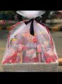 Customized Snacks Gift Hamper – Red Theme | Birthday Surprise | Chocolates, Chips & Sweets. 