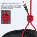 USB Type C Extended 5-Meter USB C 6A Super- Charging Cable Suitable For Huawei,Xiaomi,Vivo,OnePlus, And Leeco Phone Data Cable. 