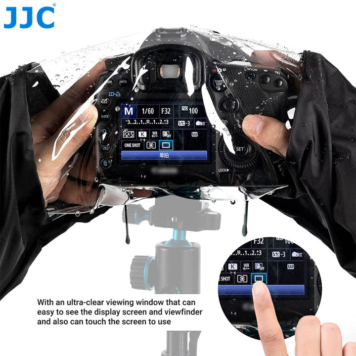 JJC%20Portable%20Camera%20Rain%20Cover%20Rain%20Shade%20Waterproof%20Raincoat%20Raincover%20DSLR%20Camera%20Accessories%20for%20Canon%20Nikon%20Sony%20Olympus%20-%20Image%205