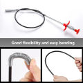 60cm Spring Pipe Dredging Tools, Drain Snake, Drain Cleaner Sticks Clog Remover Cleaning Household for KitchenBending sink tool. 